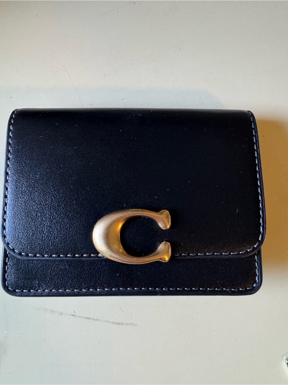 Coach Black Leather Bandit Wallet